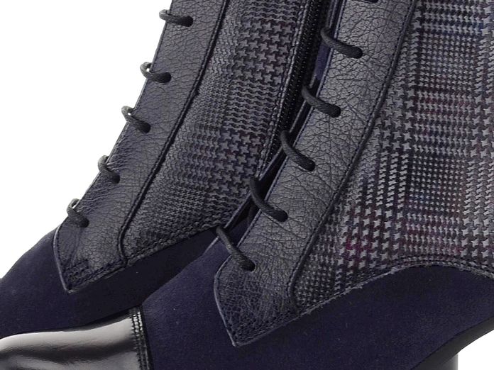 Hispanitas kostkovaný kotník black/marine CHI87724
