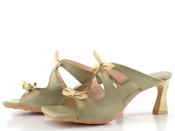 Hispanitas pantofle na podpatku Rosa Alga/Butter BHV264701