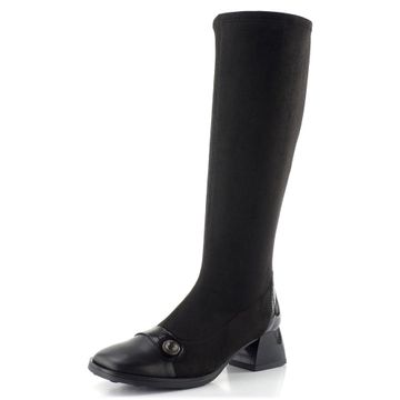 Hispanitas kozačky s pružným lýtkem Marsella black HI254308
