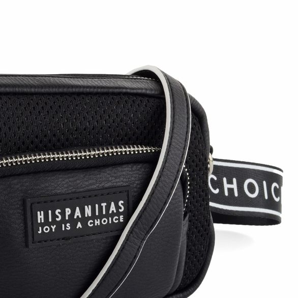 Hispanitas crossbody kabelka a ledvinka Black BV00146