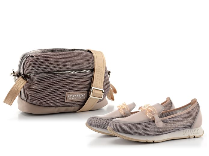 Hispanitas crossbody kabelka sportovní módy Nougat BV211131