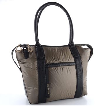 Hispanitas velká nylonová shopper kabelka topo/black BI254152
