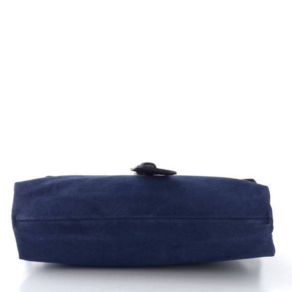 Hispanitas kabelka z recyklované kůže navy blue BI264948
