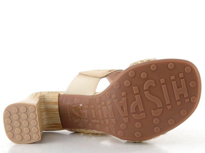 Hispanitas pantofle na podpatku Orquideas Panna/Butter RHV264747