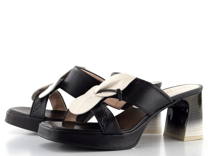Hispanitas luxusní pantofle na podpatku Odina Black HV232571
