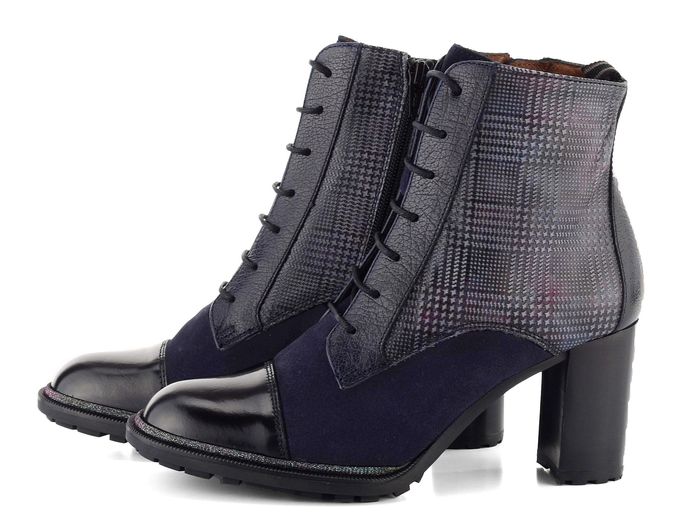 Hispanitas kostkovaný kotník black/marine CHI87724