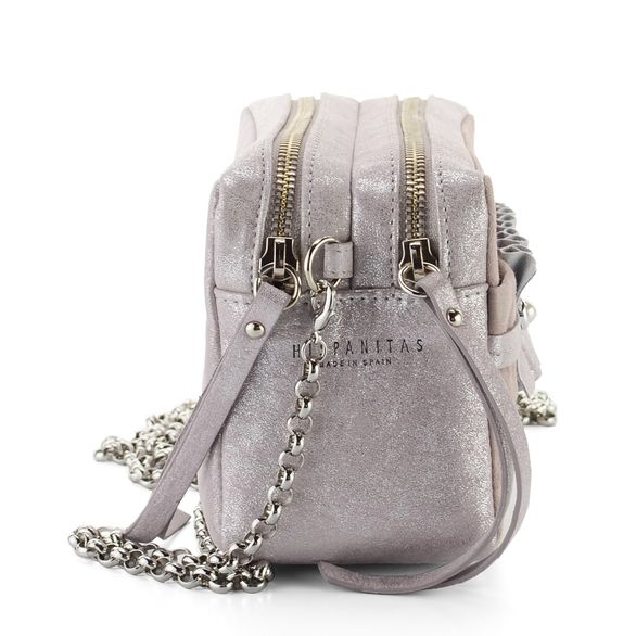 Hispanitas kabelka crossbody s perličkou Nougat