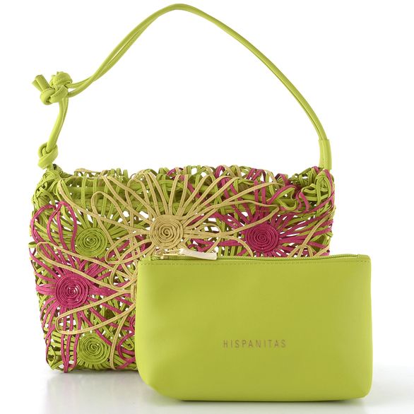 Hispanitas barevná prošívaná kabelka multi yellow BV264729