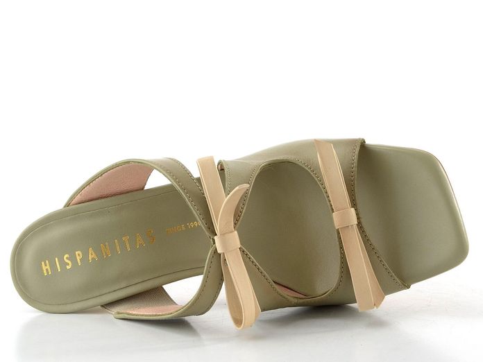 Hispanitas pantofle na podpatku Rosa Alga/Butter BHV264701