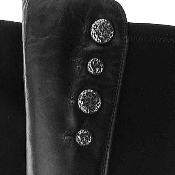 Hispanitas kozačky kombinované s knoflíčky black HI87883