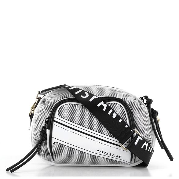 Hispanitas sportovní crossbody kabelka Black/White/Panna BV232507