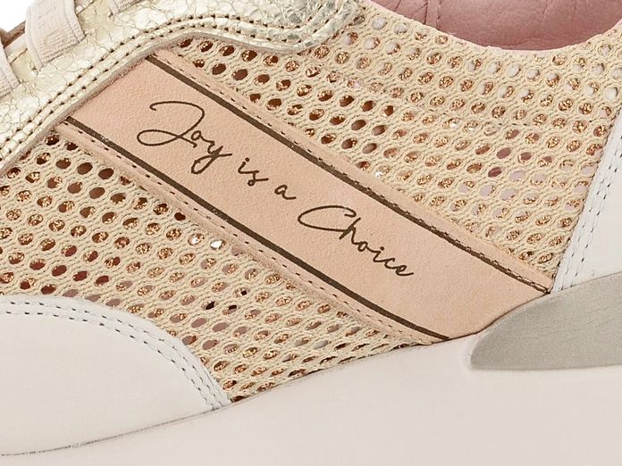 Hispanitas zlaté sneakers polobotky Ruth HV00124