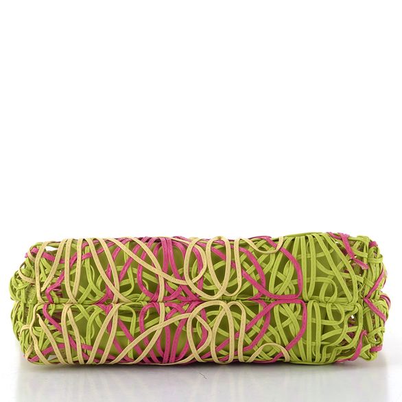 Hispanitas barevná prošívaná kabelka multi yellow BV264729