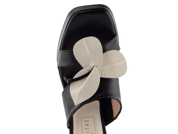 Hispanitas luxusní pantofle na podpatku Odina Black HV232571