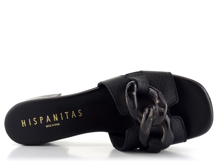 Hispanitas luxusní pantofle na podpatku Lara Black HV232593