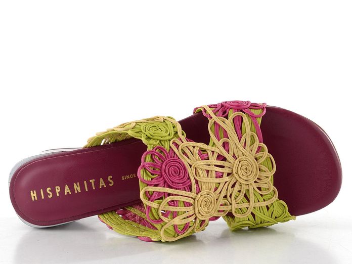 Hispanitas pantofle na podpatku Tulipan Multi Yellow HV264841