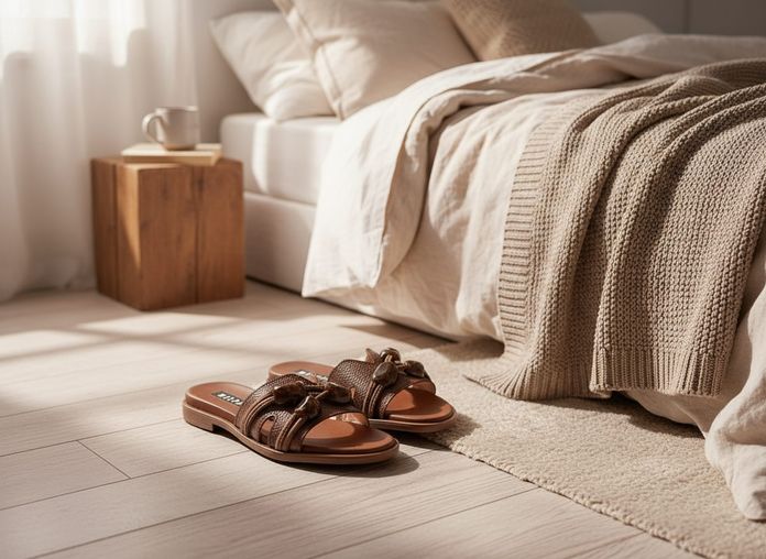 Hispanitas pantofle s ozdobnými kameny Bali Avellana HV264683