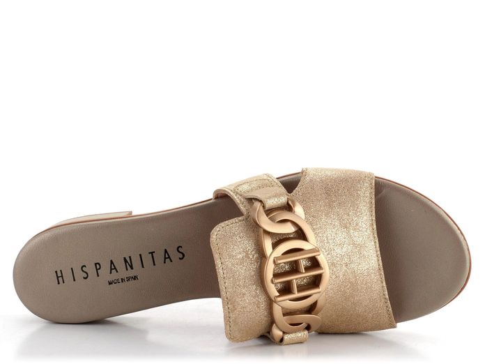 Hispanitas luxusní pantofle na podpatku Lena Platino HV243268