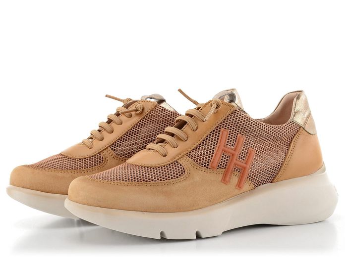 Hispanitas módní sneakers polobotky Camel HV211334