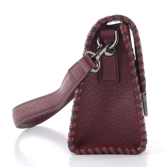 Hispanitas elegantní klopnová kabelka obšívaná BI254148 Wine