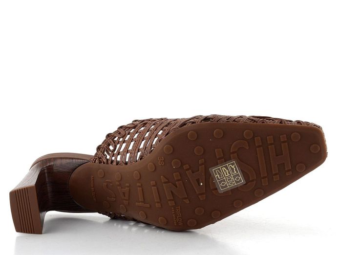 Hispanitas pantofle s podpatkem a plnou špičkou Amapola Avellana HV264789