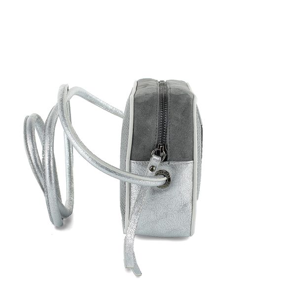 Hispanitas crossbody kabelka šedá metalická BV98596