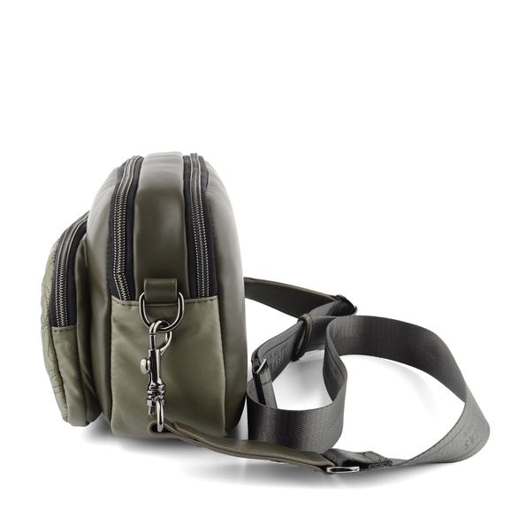 Hispanitas crossbody kabelka kombinovaná army BI00494