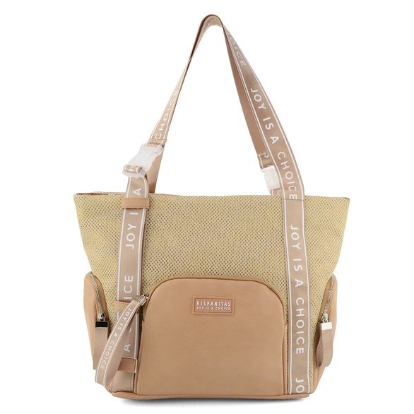 Hispanitas sportovní prostorná kabelka Beige BV00145