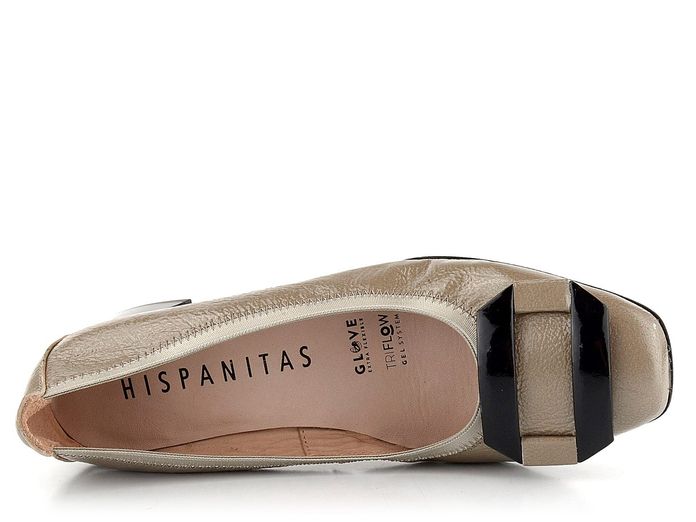 Hispanitas lodičky se sponou Salma Taupe HI222362
