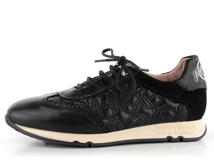 Hispanitas tenisky vytkávané Black HI00610