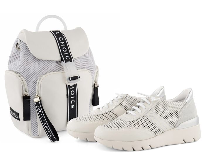 Hispanitas stříbrnobílé sneakers polobotky Ruth HV00233