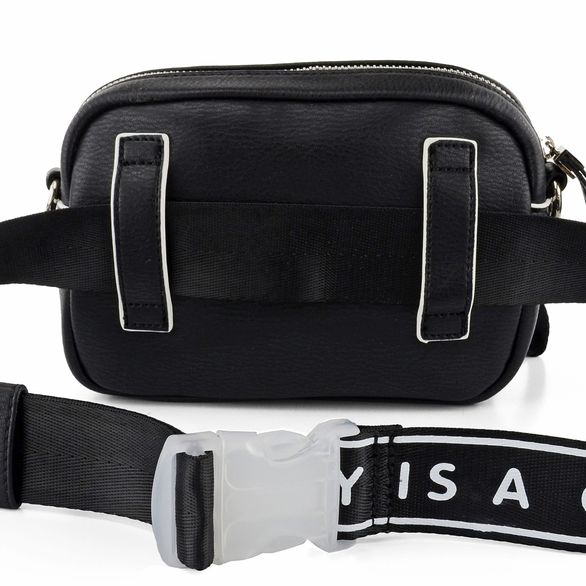 Hispanitas crossbody kabelka a ledvinka Black BV00146