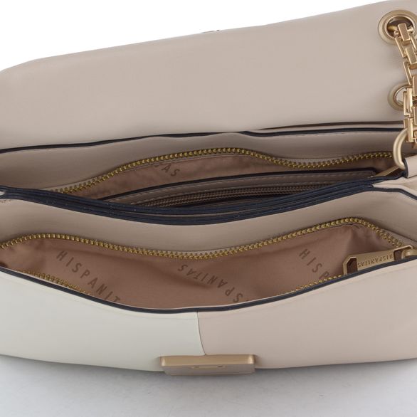 Hispanitas klopnová kabelka Latte/Taupe BV253977
