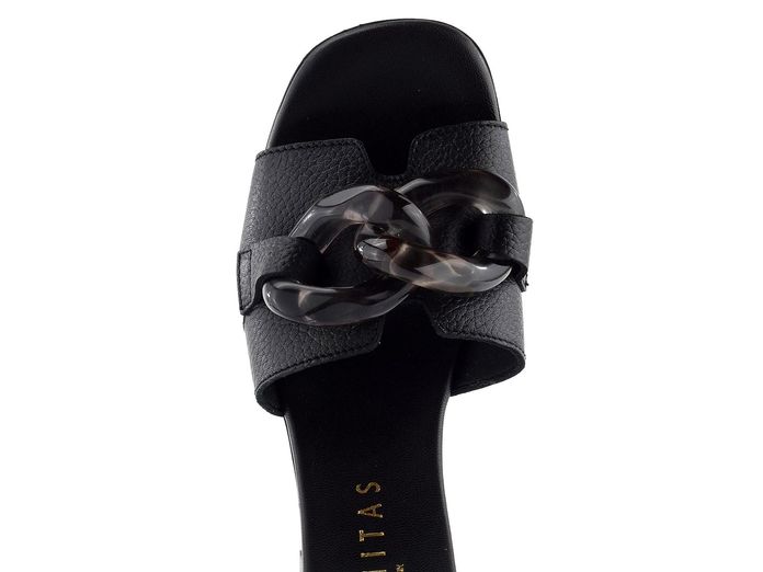 Hispanitas luxusní pantofle na podpatku Lara Black HV232593