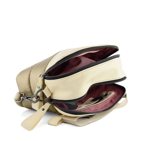 Hispanitas crossbody kabelka kombinovaná bone BI99517