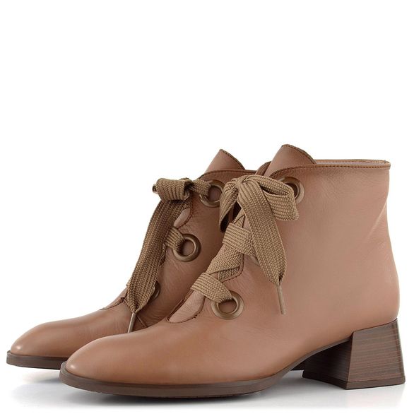 Hispanitas šněrovací kotník Charlize Almond HI222253