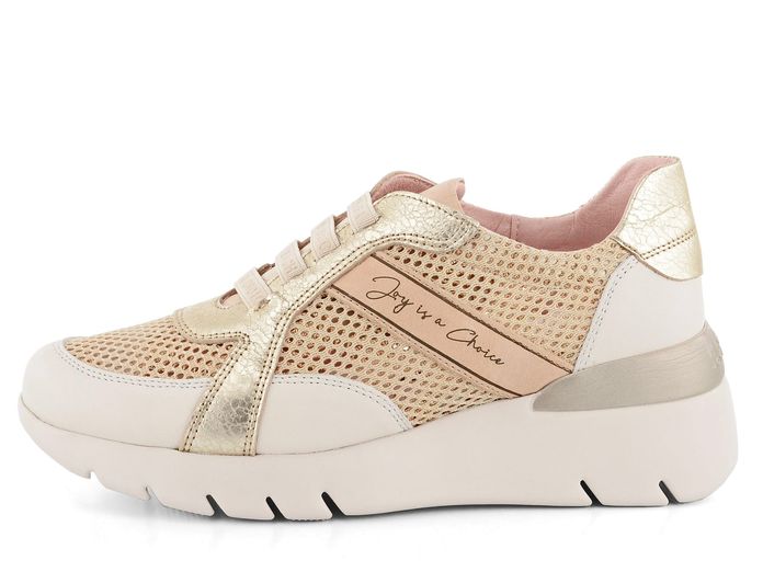 Hispanitas zlaté sneakers polobotky Ruth HV00124