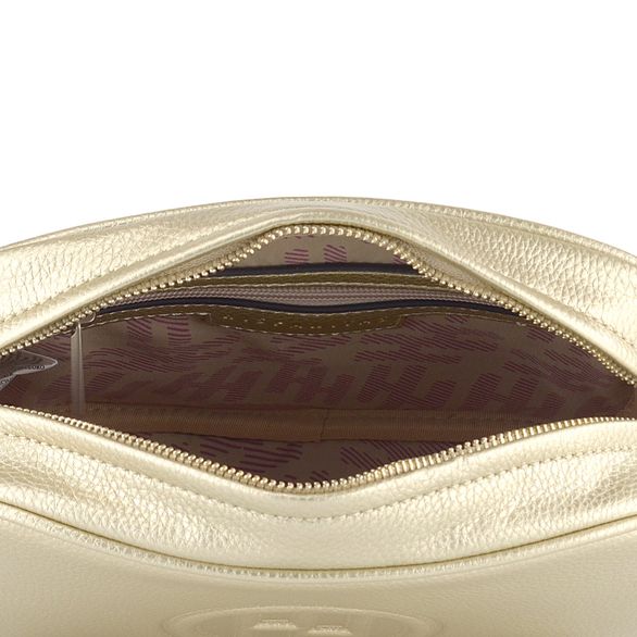 Hispanitas metalická crossbody kabelka s etuí Platino BV232678