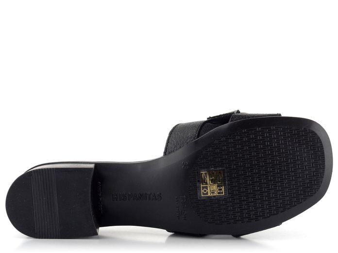 Hispanitas luxusní pantofle na podpatku Lara Black HV232593