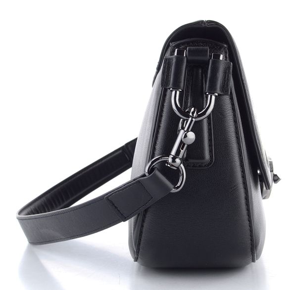 Hispanitas luxusní kabelka se vzorovanou klopou black/white BI254150