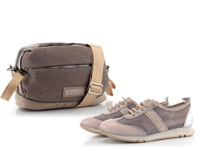 Hispanitas crossbody kabelka sportovní módy Nougat BV211131
