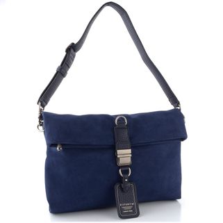 Hispanitas kabelka z recyklované kůže navy blue BI264948