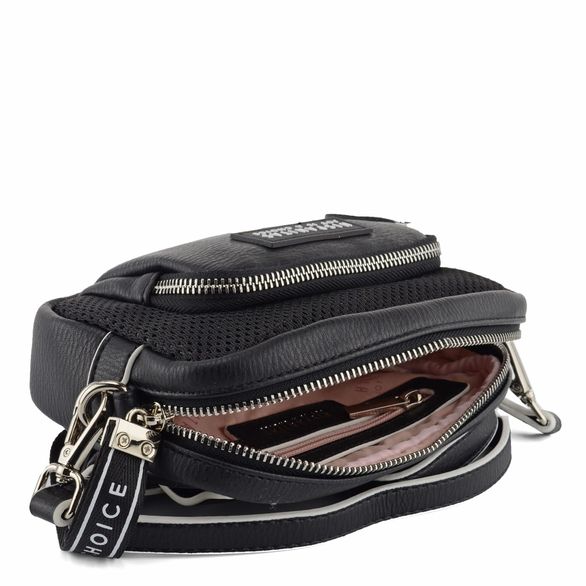 Hispanitas crossbody kabelka a ledvinka Black BV00146