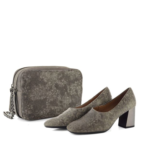 Hispanitas crossbody kabelka brokátová Vison BI75571