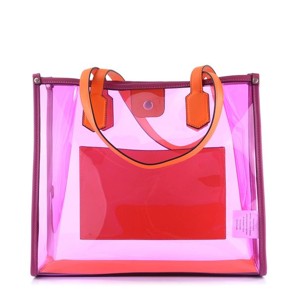 Hispanitas transparentní kabelka s etují Pink/Papaya/Orchid BV232684