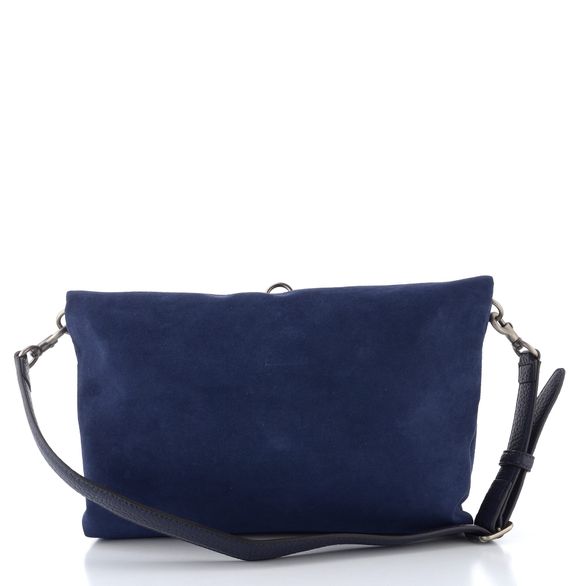 Hispanitas kabelka z recyklované kůže navy blue BI264948