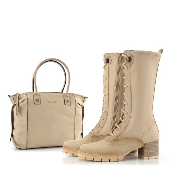 Hispanitas béžová kabelka Bolsos I21 Caña BI211729