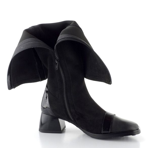 Hispanitas kozačky s pružným lýtkem Marsella black HI254308