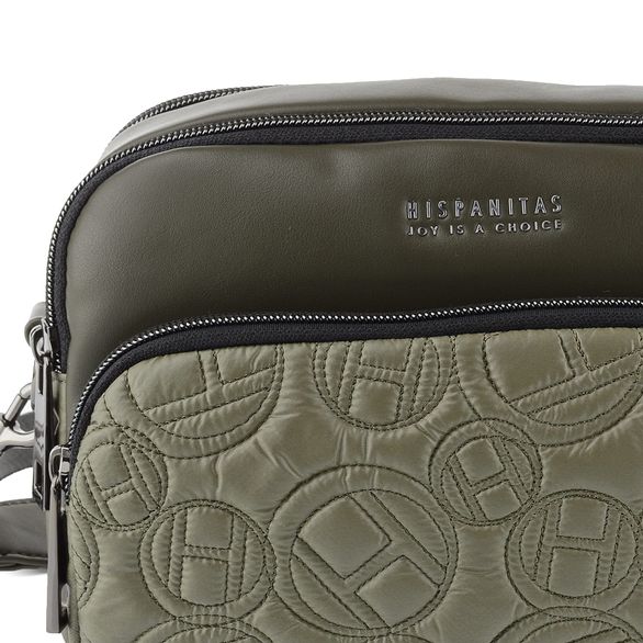 Hispanitas crossbody kabelka kombinovaná army BI00494