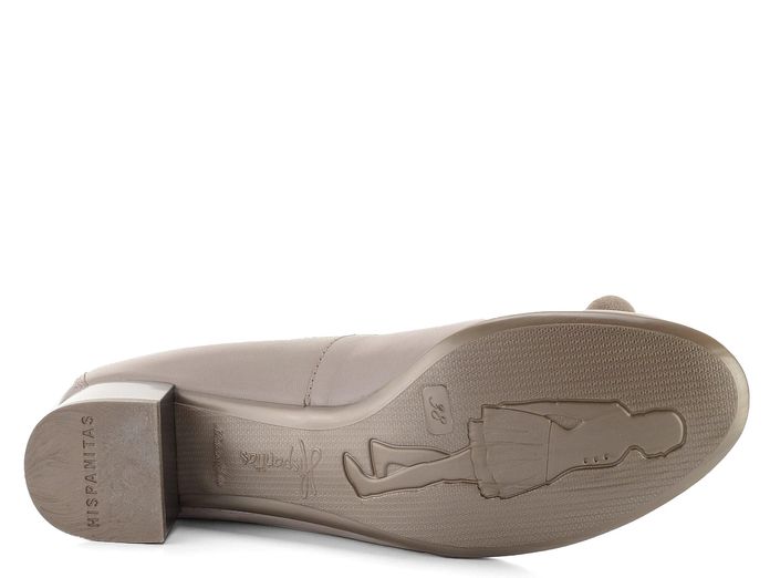 Hispanitas lodičky s bambulkami Andros Nougat PHV86758